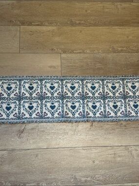 Blue Hearts Table Runner